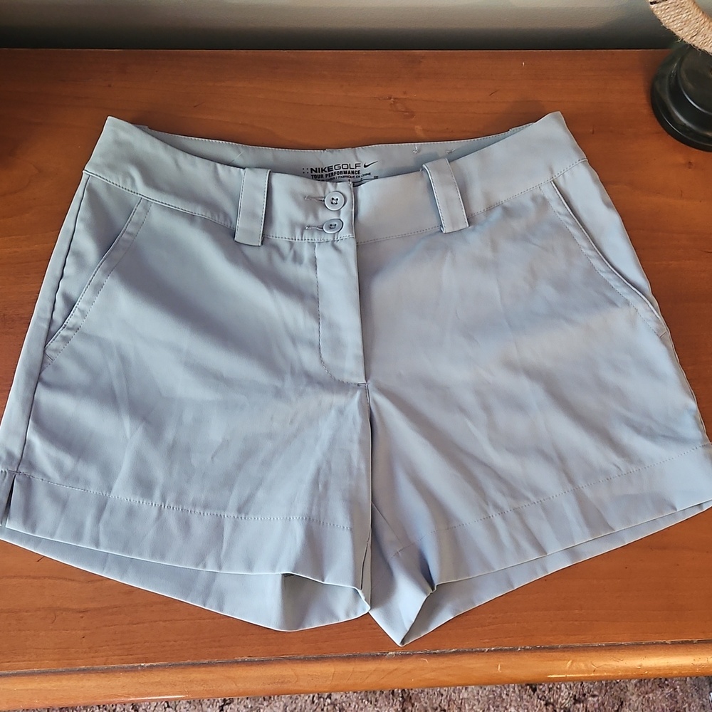 Nike Tour Performance Dri-fit Golf Shorts - Size 4 - Light Grey/Silver